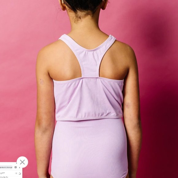 Girls/tween 12-13y racer-back swim top NWOT - Picture 5 of 5